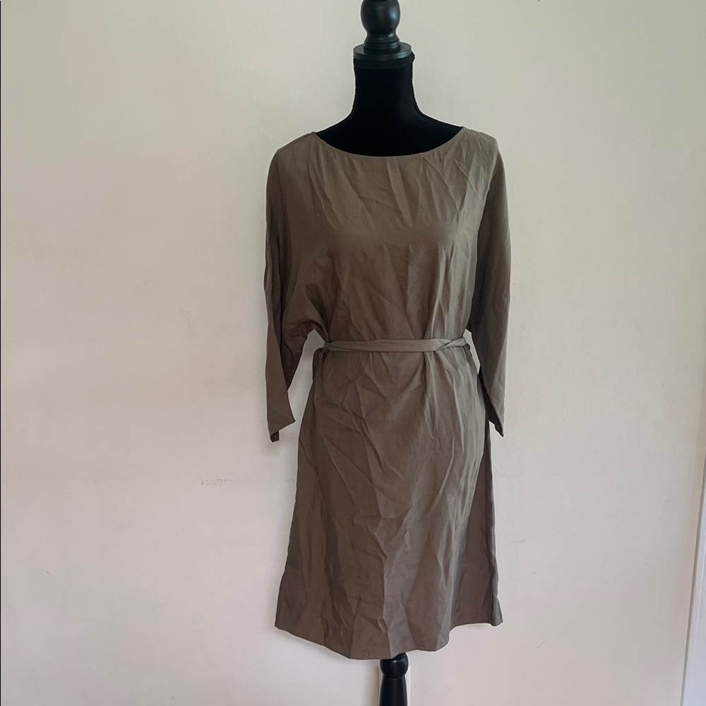 Tommy Bahama Taupe Long Sleeve Dress
